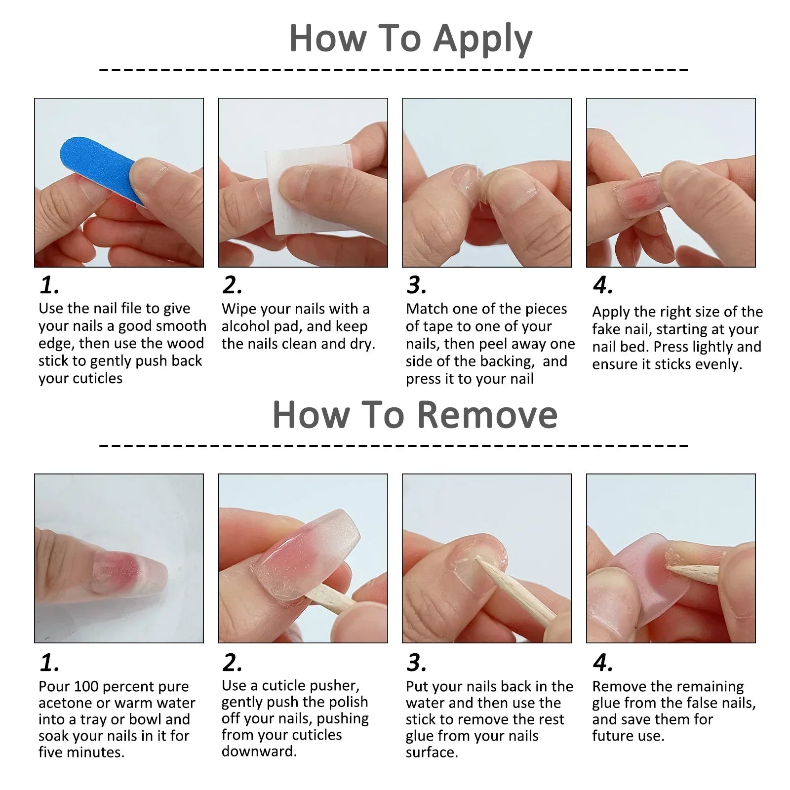 Pure Color Handmade Short False Nail with Glue Press On Nails Full Cover French Round Head Manicure Wearable Nail Tips Art